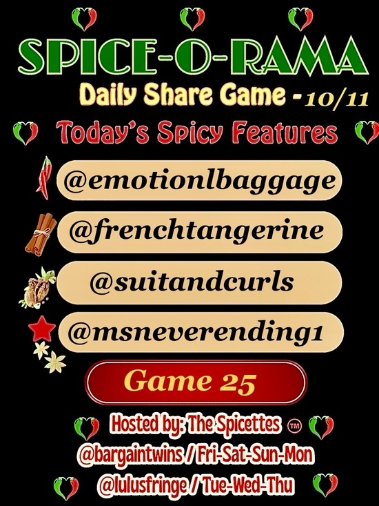 SPICE~O~RAMA! Other - SUNDAY’S UP
WITH FRESH SPICES &
A NEW STAR ANISE
COME FEEL THE HEAT! 
STAY SPICY